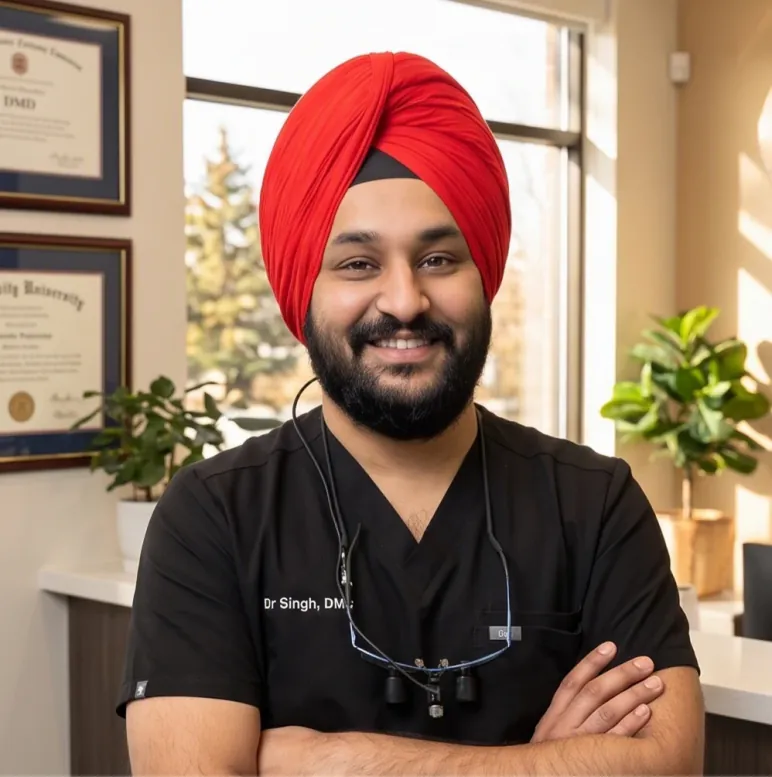 Portrait of Dr. Gursharanjit Singh, DMD, general dentist and owner of Modern Dental Concepts in Warren, OH